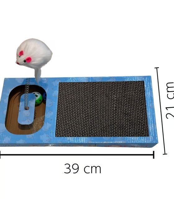 Rascador para gato con juguete 