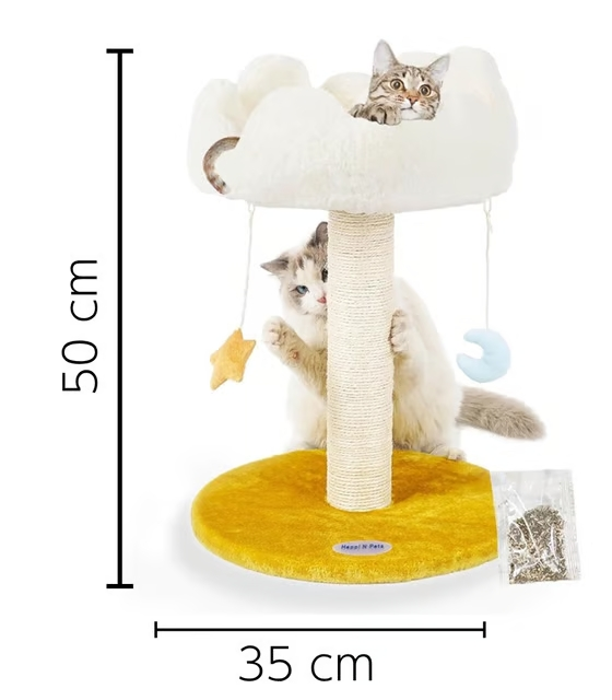 Torre rascador para gato 50cm 