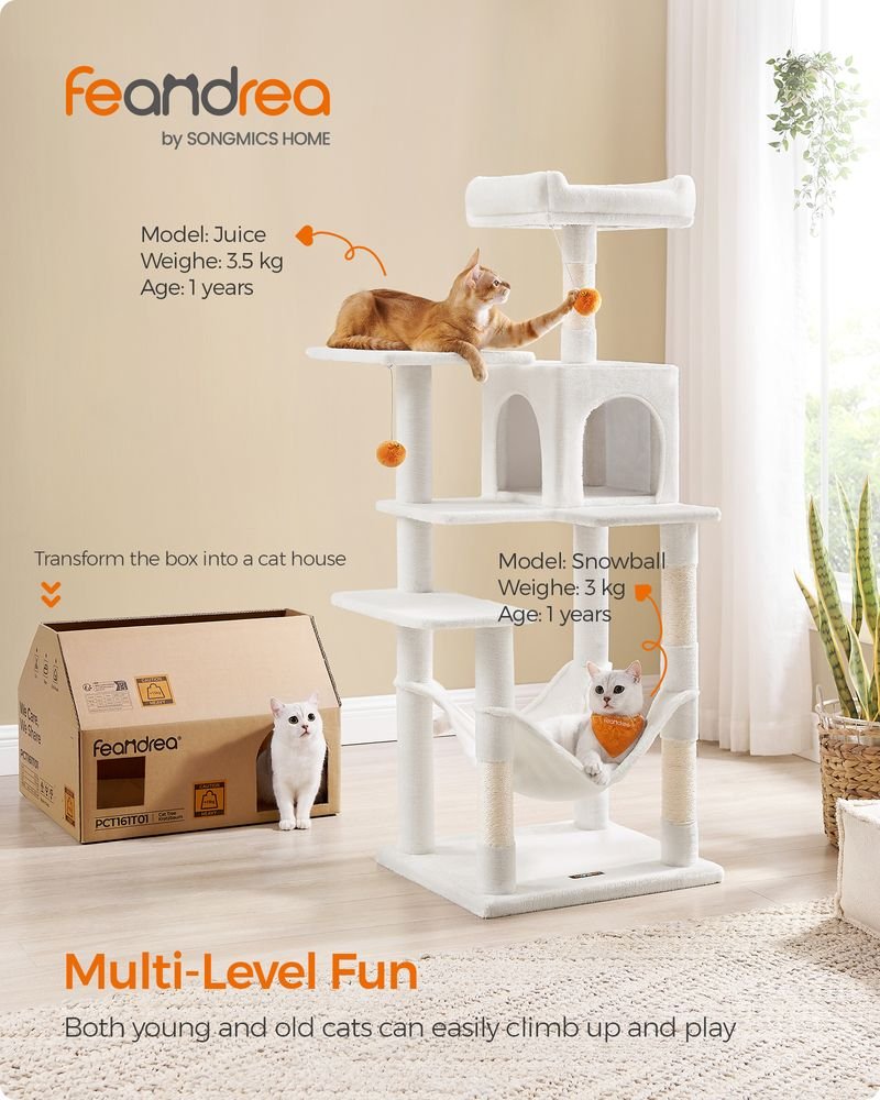 Árbol rascador torre para gatos 1.55