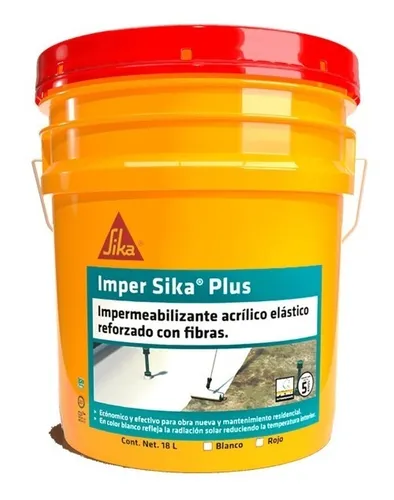 Impermeabilizante Sika Plus blanco 19L